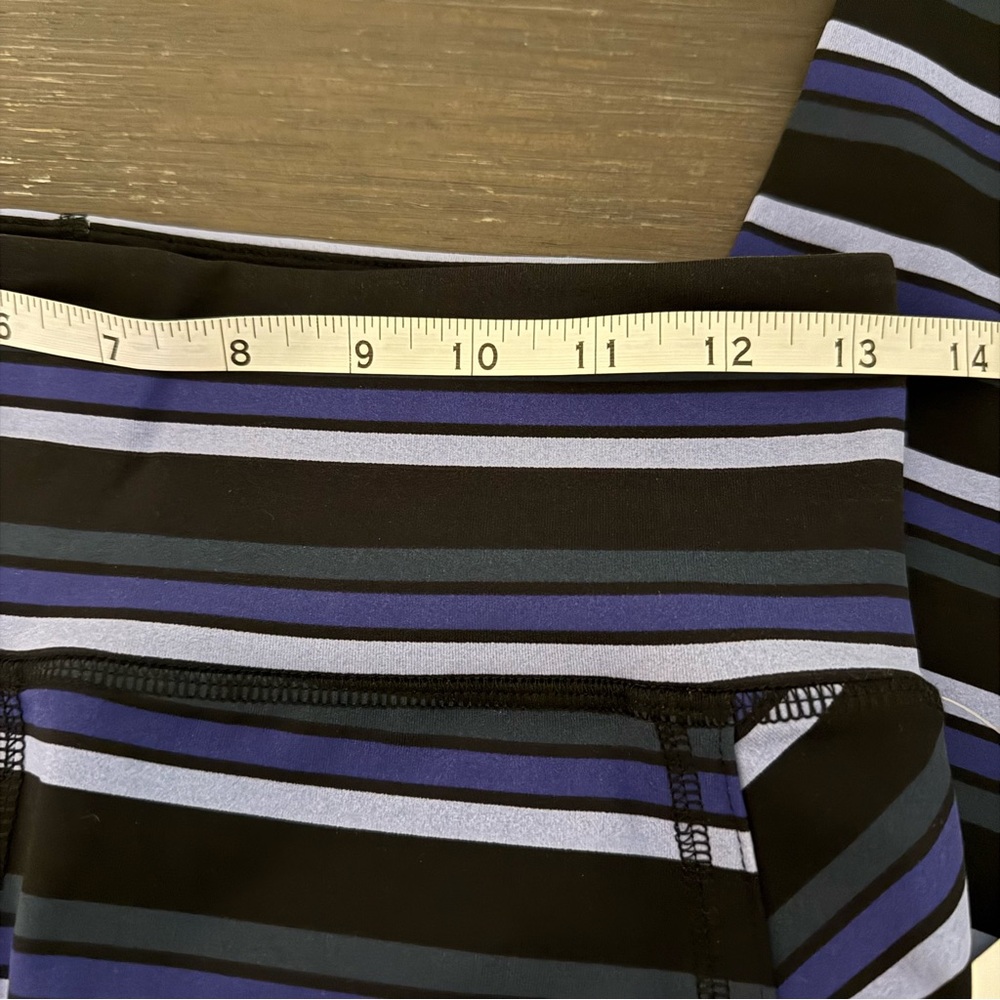 NWT Free People Movement Infinity Black Striped Leggings Size M Women - Picture 10 of 13